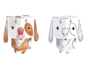 3D pes k vymalování