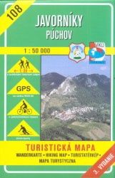 Javorníky - Púchov 1:50 000