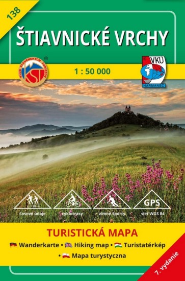 Štiavnické vrchy 1:50 000