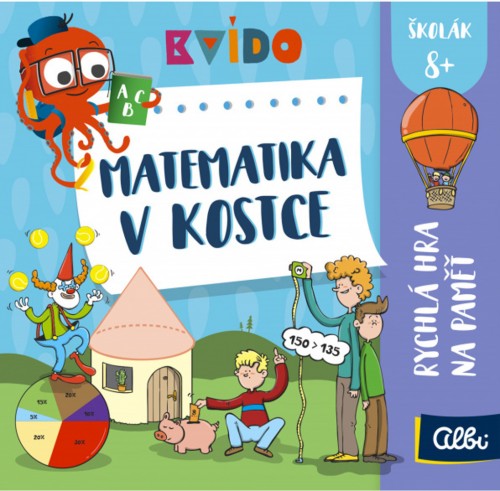 Levně Karetní hra Kvído - Matematika v kostce