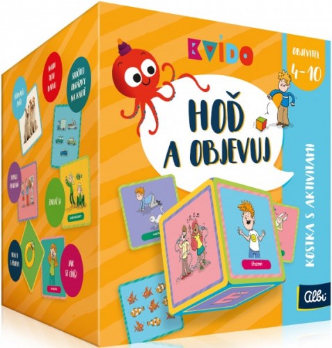 Levně Kvído - Hoď a objevuj - kostka s aktivitami