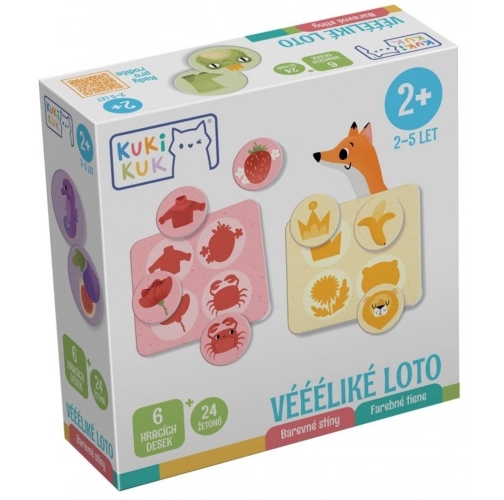 Levně Véééliké loto - Barevné stíny