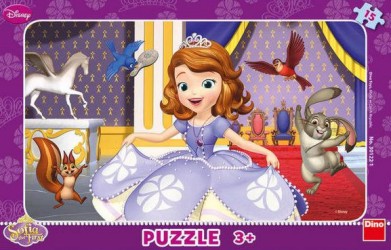 Levně Puzzle Sofie První (deskové) - 15 dílků