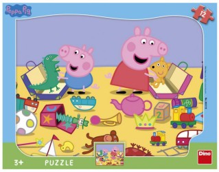 Levně Peppa Pig si hraje - Puzzle (12 dílků)