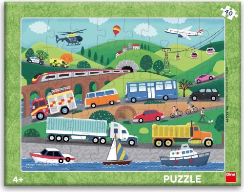Levně Dopravní prostředky - 40 deskové Puzzle