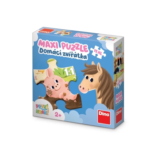 Levně První hraní: Domácí zvířátka 15 maxi Puzzle