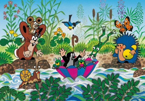 Levně Krtkova plavba - Puzzle (100XL dílků)