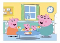 Levně Peppa Pig – Oběd - 24 maxi Puzzle