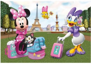 Levně Minnie v Paříži - Puzzle (24 dílků)