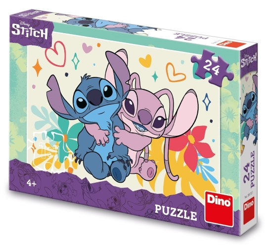 Levně Stitch a Angel - Puzzle (24 dílků)