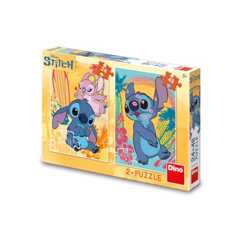 Levně ZAMILOVANÝ STITCH 24+48 Puzzle