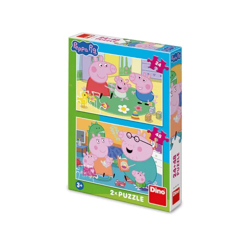 Levně PEPPA PIG: DOMOV 24+48 Puzzle