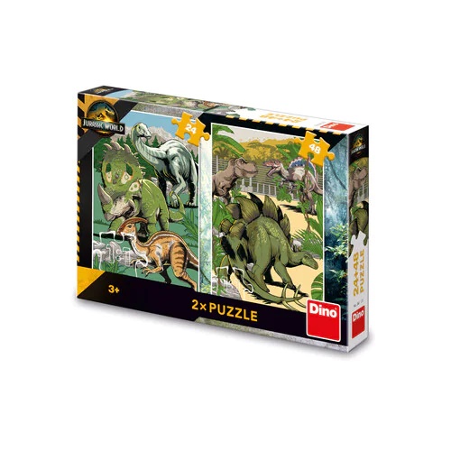 Levně JURSKÝ SVĚT 24+48 Puzzle