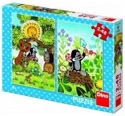Levně Krtek - Puzzle (2x48 dílků)