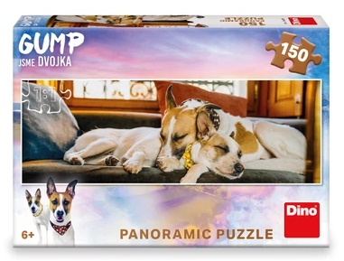 Levně Gump na gauči - Puzzle (150 dílků panoramic)