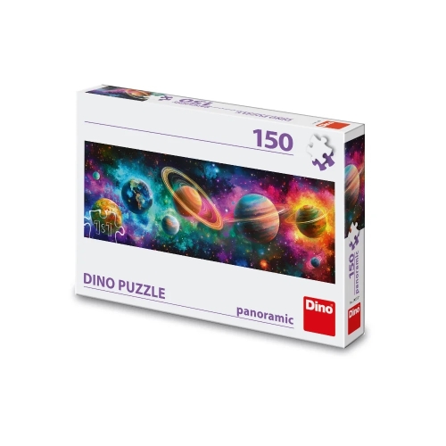Levně Barevné planety 150 panoramic Puzzle