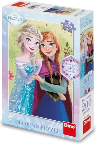Levně Frozen: Jarní portrét 200 diamond Puzzle