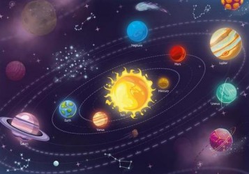 Levně Dětská sluneční soustava - Puzzle (300 XL dílků)
