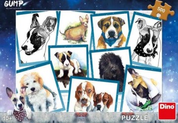 Pes Gump a kamarádi - Puzzle (500 dílků)