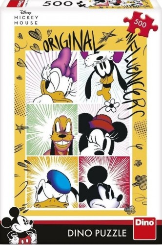 Levně Mickeyho parta - Puzzle (500 dílků)