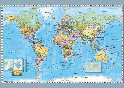 Levně Politická mapa světa - Puzzle (1000 dílků)