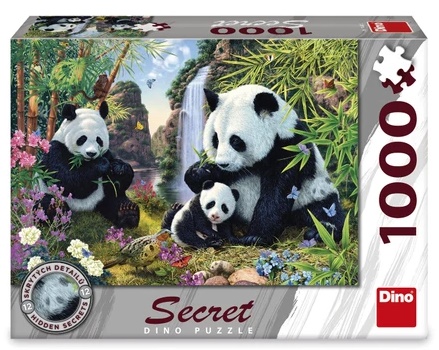 Levně Pandy - Puzzle (1000 dílků, Secret collection)