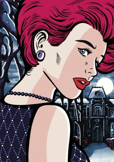 Levně Pop art: Tajemná žena - Puzzle (1000 dílků)