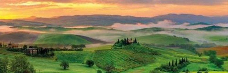 Levně Západ Slunce - Panoramatické puzzle (1000 dílků)