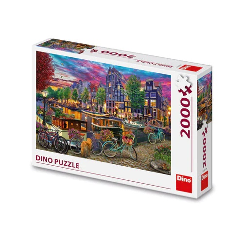 Levně MALOVANÝ AMSTERDAM 2000 Puzzle