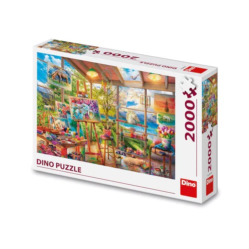 Levně MALÍŘSKÝ ATELIÉR 2000 Puzzle