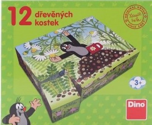 Levně Krtek a přátelé - Dřevěné kostky