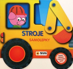 Levně Stroje - samolepky