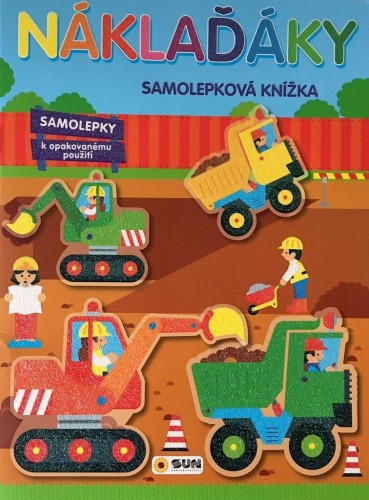 Levně Náklaďáky - samolepková knížka