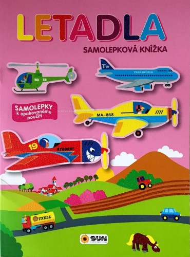 Levně Letadla - samolepková knížka