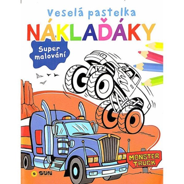Levně Náklaďáky - Veselá pastelka
