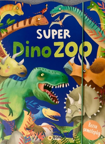 Levně Super DINO ZOO - navrhni a nalep DinoPark - samolepky