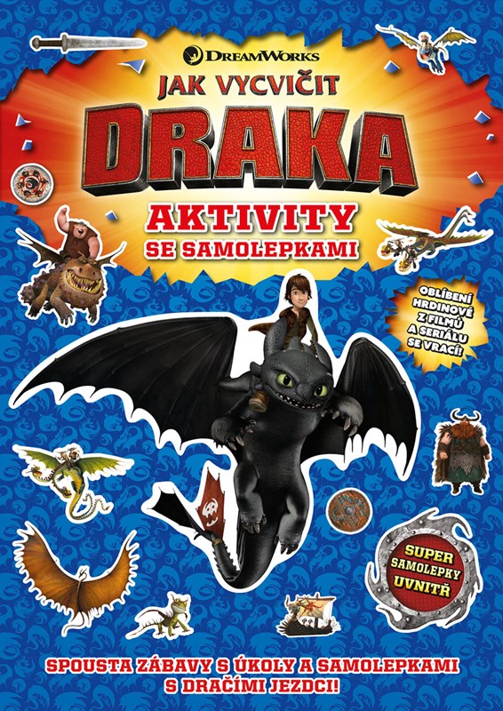 Levně Jak vycvičit draka - Aktivity se samolepkami