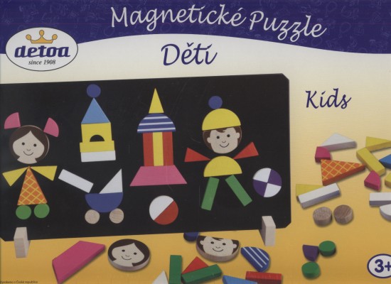 Levně Magnetické puzzle - Děti