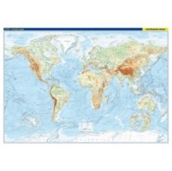 Svět - fyzická mapa 1:22 000 000