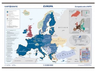 Evropská unie - školní nástěnná mapa/1 : 5 000 000