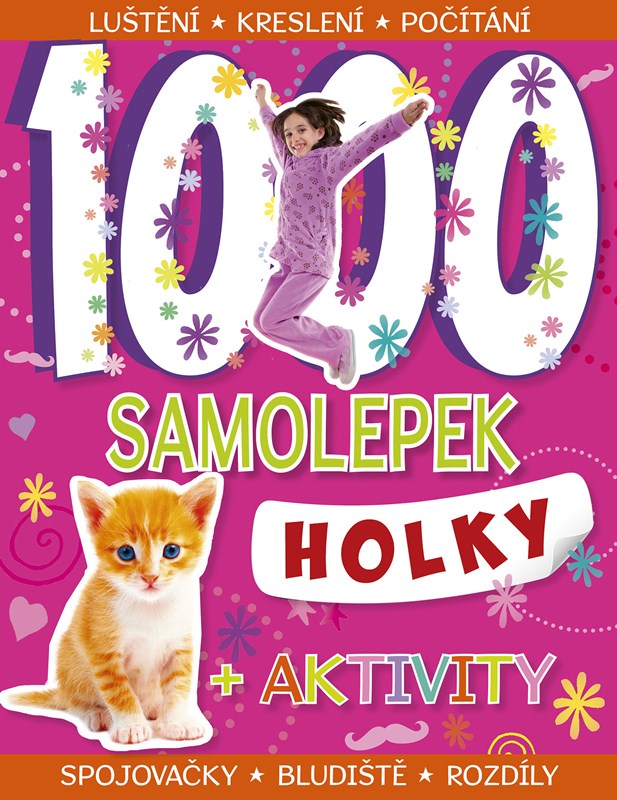 Levně 1000 samolepek – Holky