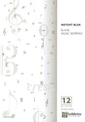 Levně Notový blok A4 trhací 12 osnov