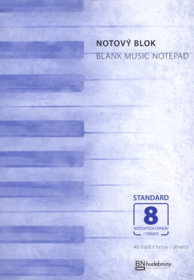 Levně NOTOVÝ BLOK STAND. A5 8 OSNOV 40 LISTŮ
