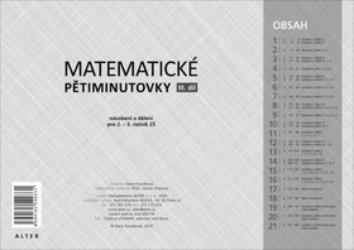 Matematické pětiminutovky - 3. díl | STAUDKOVÁ, Hana