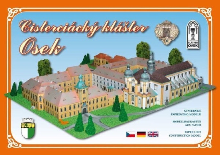 Levně Cisterciácký klášter Osek - Stavebnice papírového modelu
