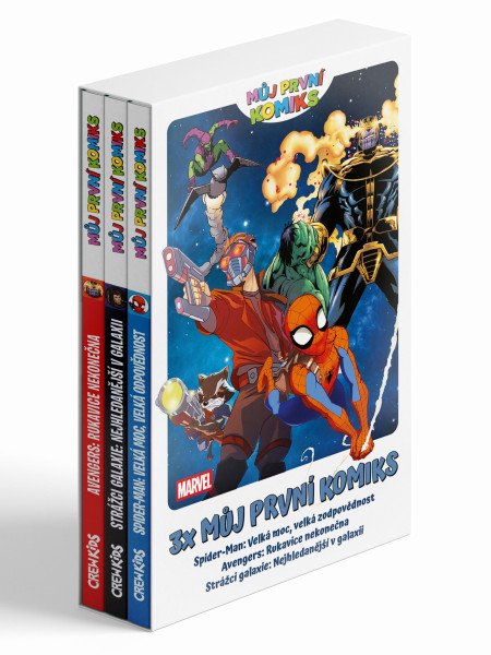 Levně 3x Můj první komiks (Avengers, Spider-man, Strážci galaxie)