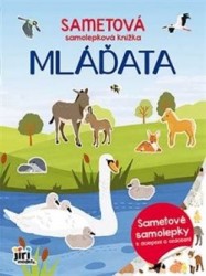 Levně Sametová samolepková knížka - Mláďata