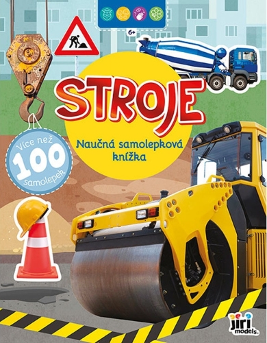Levně Naučná samolepková knížka Stroje