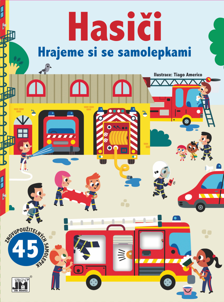 Levně Hrajeme si se samolepkami - Hasiči