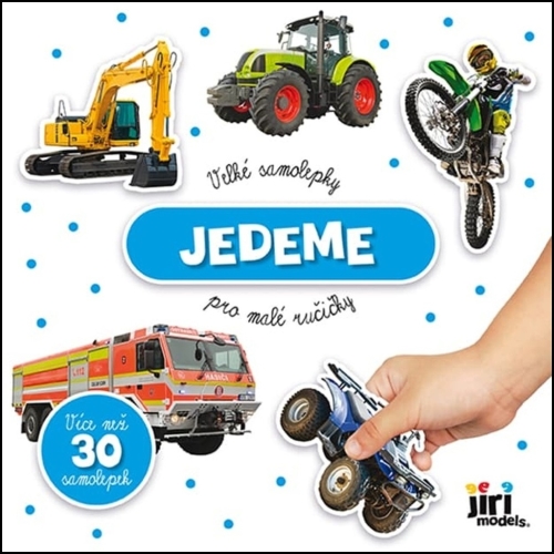 Levně Jedeme - Velké samolepky pro malé ručičky